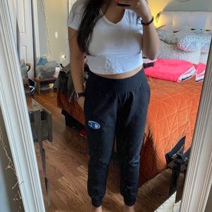 Black champion reverse weave joggers